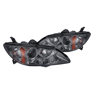Lumen® - Chrome/Smoke Euro Headlights