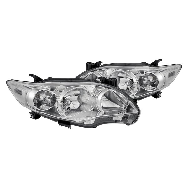 Lumen® - Chrome Factory Style Headlights, Toyota Corolla