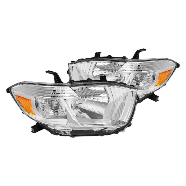 Lumen® - Chrome Factory Style Headlights, Toyota Highlander