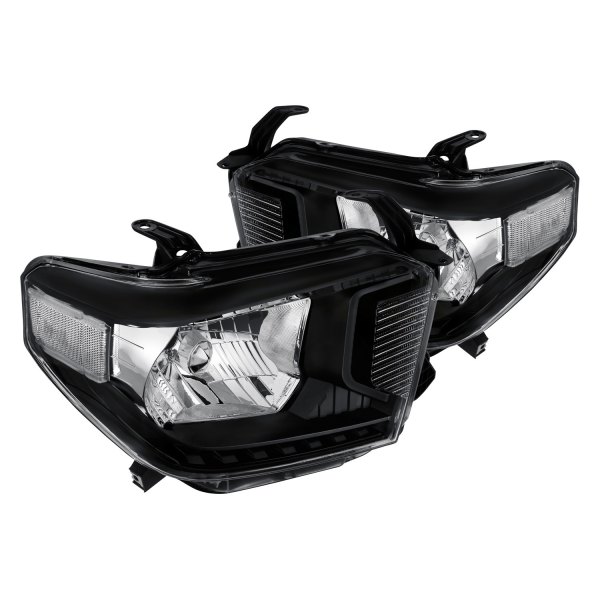 Lumen® - Black Factory Style Headlights, Toyota Tundra