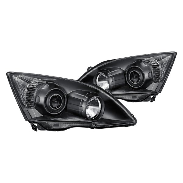 Lumen® - Black Projector Headlights, Honda CR-V