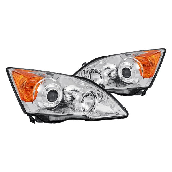 Lumen® - Chrome Projector Headlights, Honda CR-V