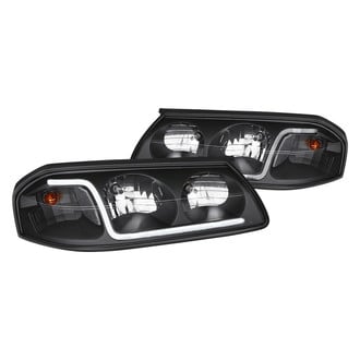 Lumen® - Black LED DRL Bar Headlights