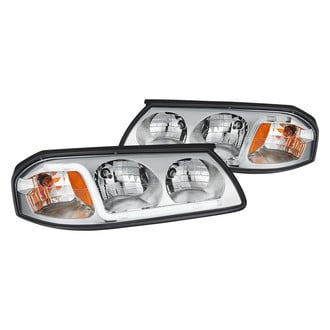 Lumen® - Chrome LED DRL Bar Headlights