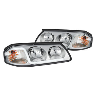 Lumen® - Chrome LED DRL Bar Headlights