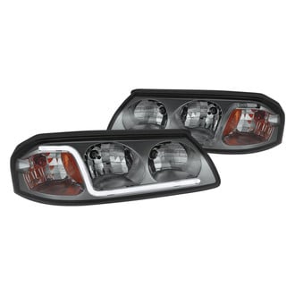 Lumen® - Chrome/Smoke LED DRL Bar Headlights