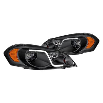 Lumen® - Black LED DRL Bar Headlights