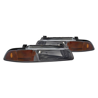 Lumen® - Chrome/Smoke Euro Headlights