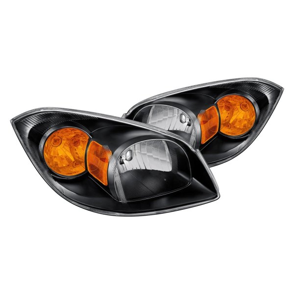 Lumen® - Black Euro Headlights, Chevy Cobalt