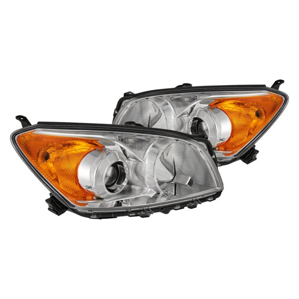 Lumen® - Chrome Projector Headlights, Toyota RAV4