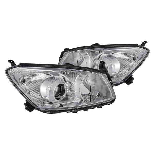 Lumen® - Chrome Projector Headlights, Toyota RAV4