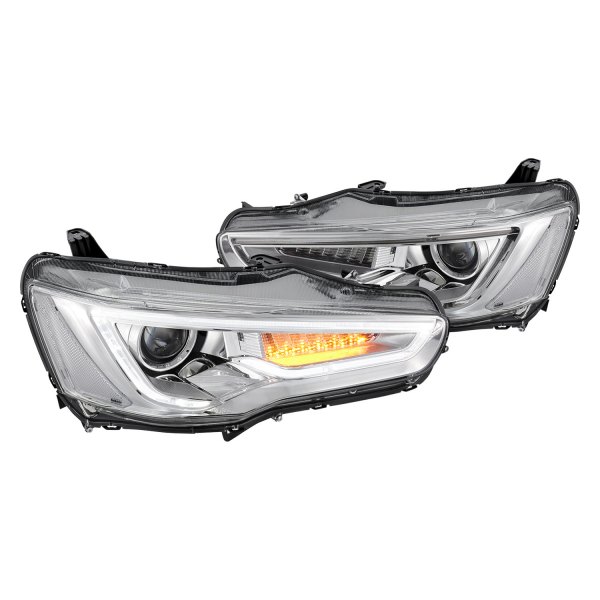 Lumen® - Chrome DRL Bar Projector Headlights