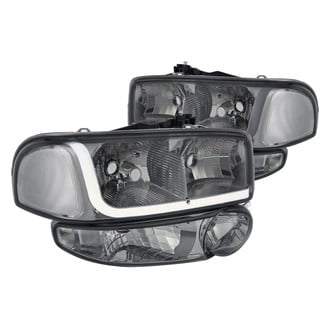 Lumen® - Chrome/Smoke LED DRL Bar Headlights