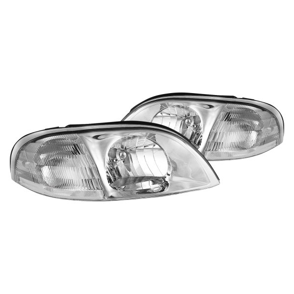 Lumen® - Chrome Factory Style Headlights, Ford Windstar
