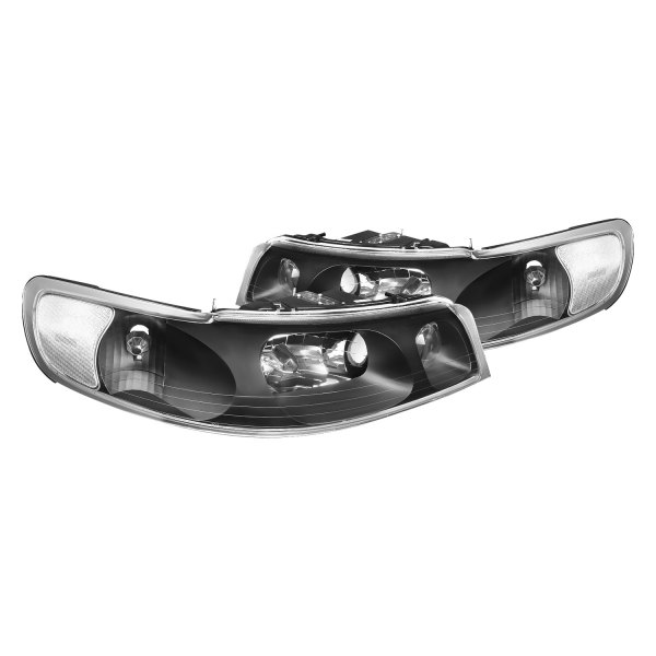 LumenÂ® - Lincoln Town Car 2001 Black Factory Style Headlights