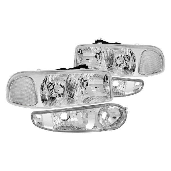 Lumen® - Chrome Factory Style Headlights with Turn Signal/Parking Lights