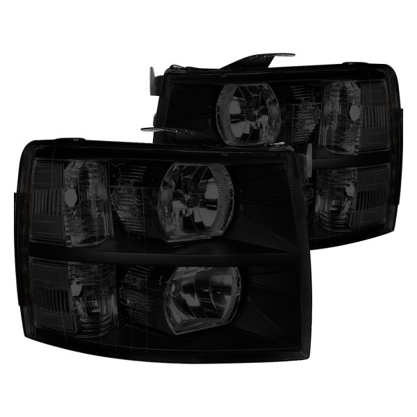 Lumen® - Black/Smoke Euro Headlights
