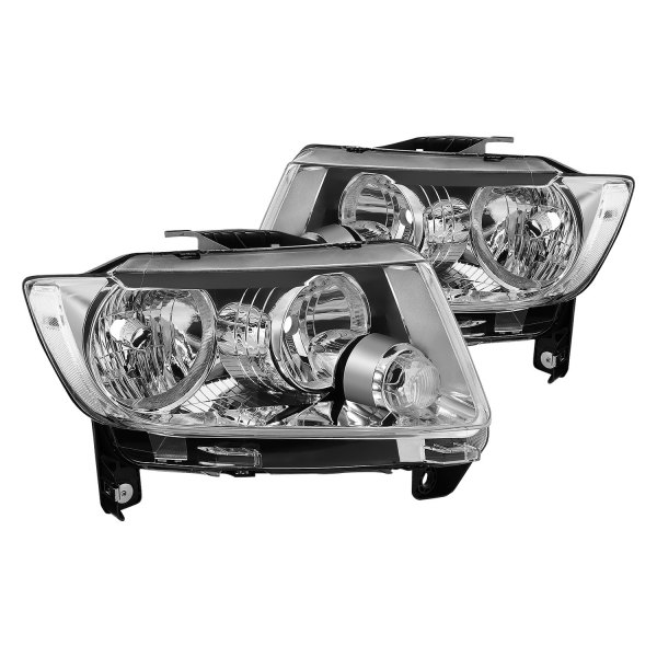 Lumen® - Chrome Factory Style Headlights, Jeep Grand Cherokee