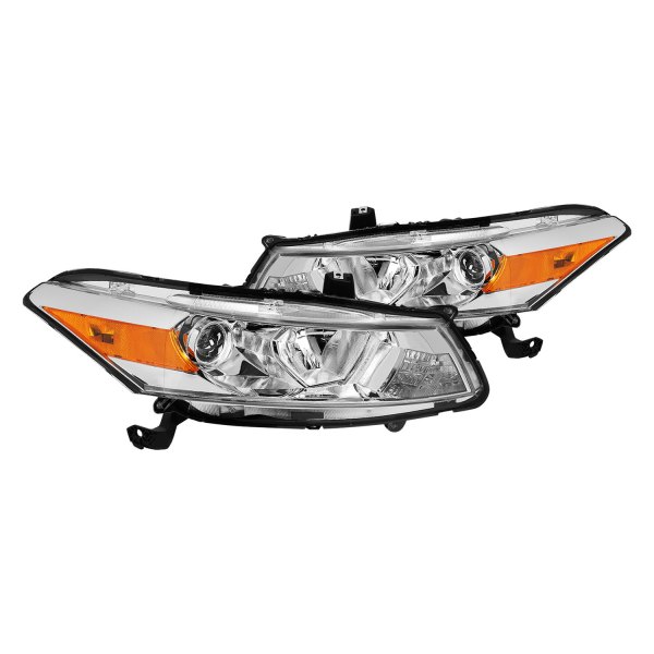 Lumen® - Chrome Projector Headlights, Honda Accord