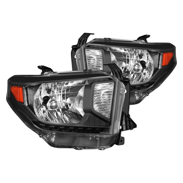 Lumen® - Black Factory Style Headlights, Toyota Tundra