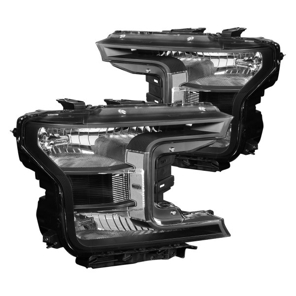Lumen® - Black Factory Style Headlights, Ford F-150