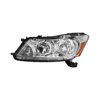Lumen® 87-1002814 - Driver Side Chrome Euro Headlight