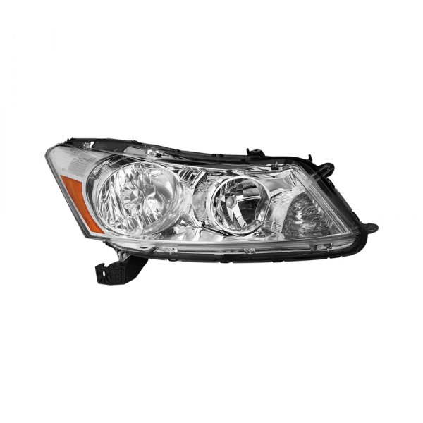 Lumen® - Passenger Side Chrome Euro Headlight, Honda Accord