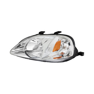 Lumen® 87-1002818 - Driver Side Chrome Factory Style Headlight