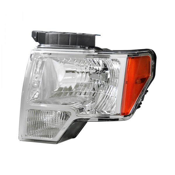 Lumen® - Driver Side Chrome Factory Style Headlight, Ford F-150
