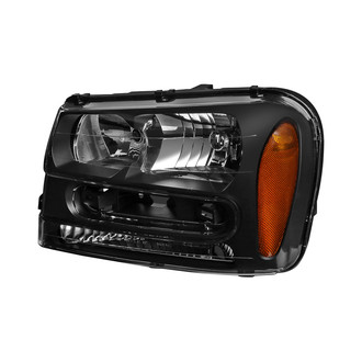 Lumen® 87-1002844 - Driver Side Black Factory Style Headlight