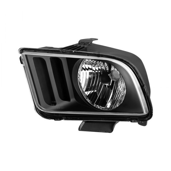 Lumen® - Driver Side Black Factory Style Headlight, Ford Mustang