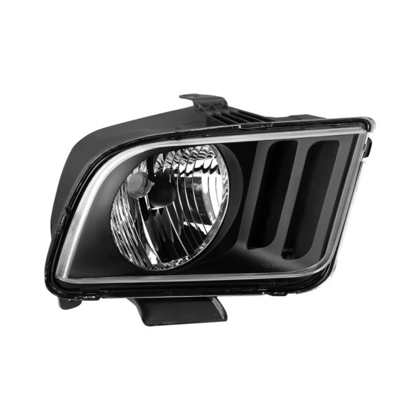 Lumen® - Passenger Side Black Factory Style Headlight, Ford Mustang