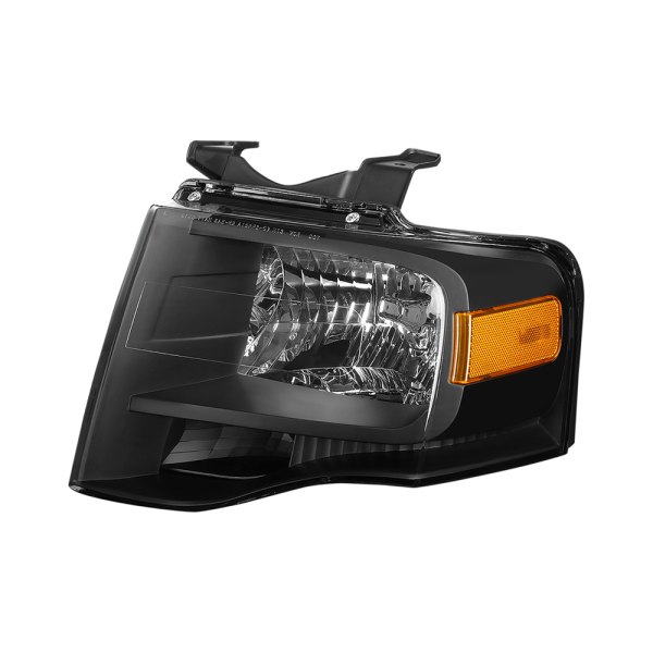 Lumen® - Driver Side Black Factory Style Headlight, Ford Expedition
