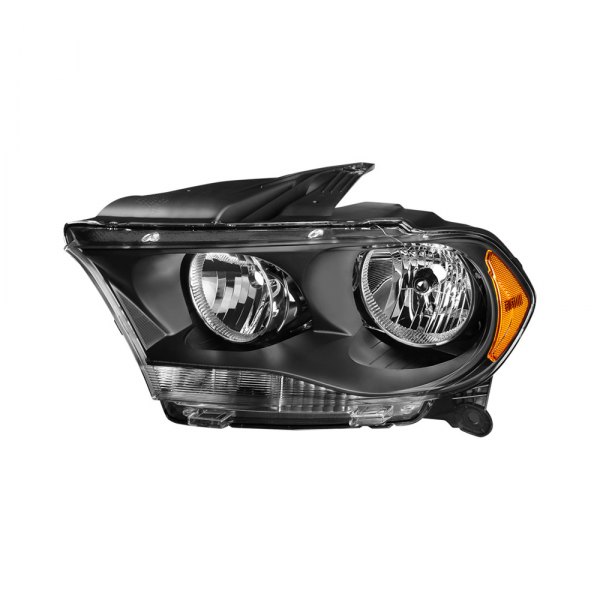 Lumen® - Driver Side Black Factory Style Headlight, Dodge Durango