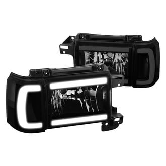 Lumen® - Black/Smoke LED DRL Bar Headlights