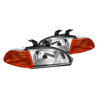 Lumen® - Chrome Factory Style Headlights with Turn Signal/Corner Lights
