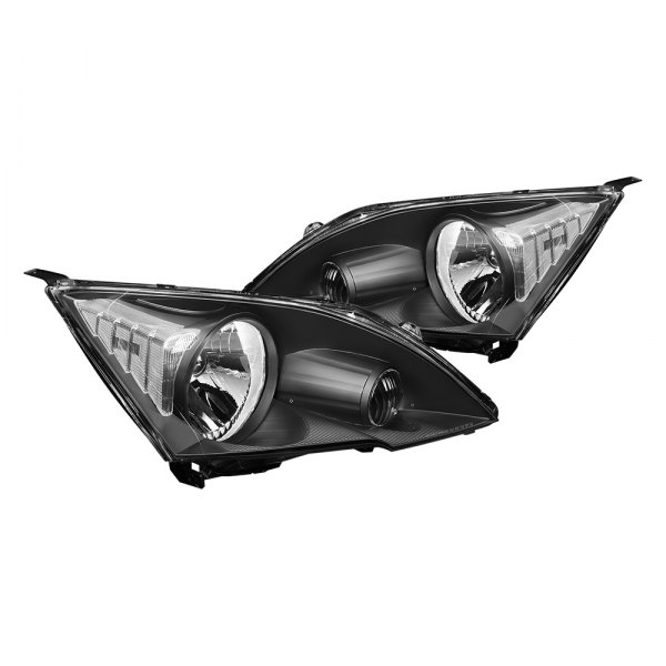 Lumen® - Black Euro Headlights, Honda CR-V