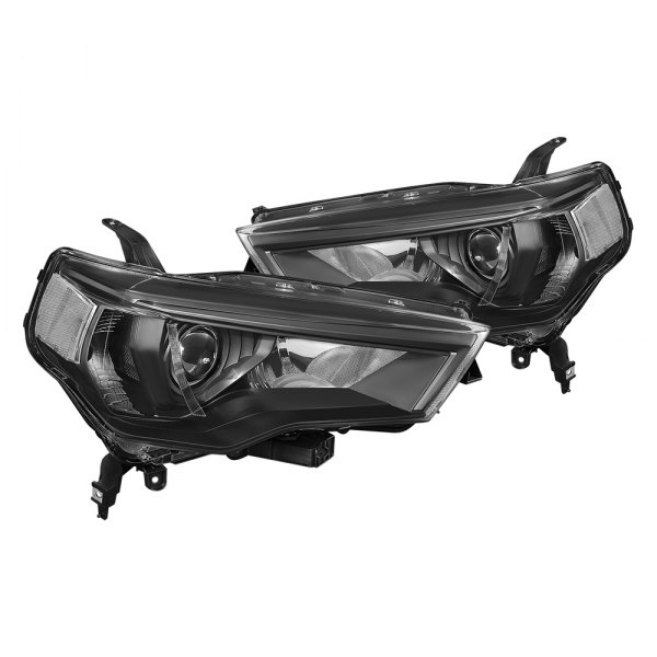 Lumen® - Black Projector Headlights, Toyota 4Runner