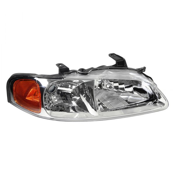 Lumen® - Passenger Side Chrome Factory Style Headlight, Nissan Sentra