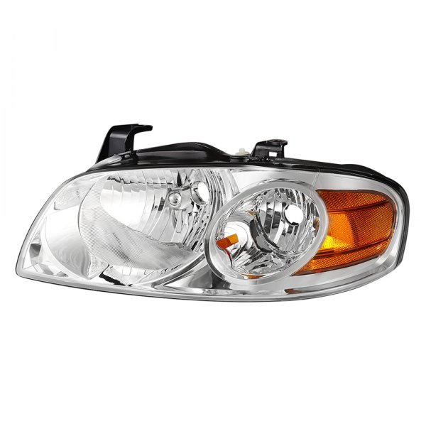 Lumen® - Driver Side Chrome Factory Style Headlight, Nissan Sentra