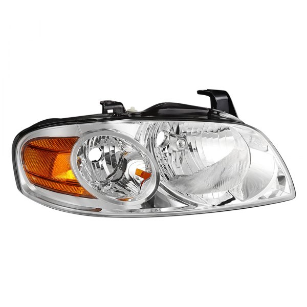 Lumen® - Passenger Side Chrome Factory Style Headlight, Nissan Sentra