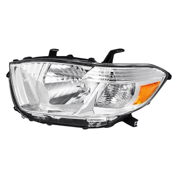 Lumen® - Driver Side Chrome Factory Style Headlight, Toyota Highlander