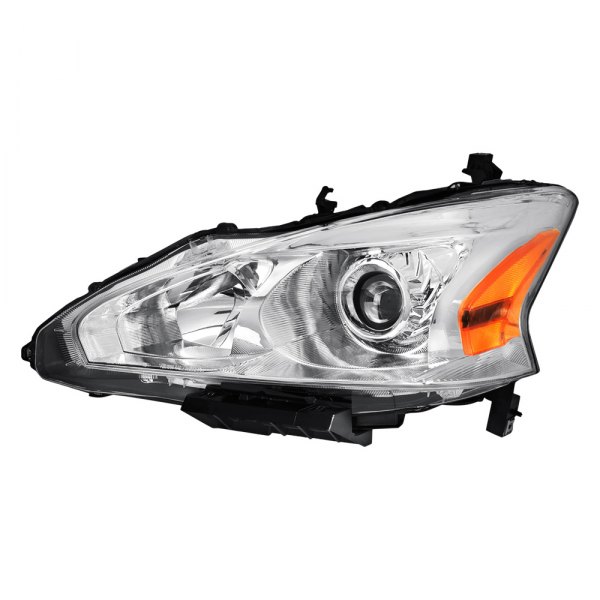 Lumen® - Driver Side Chrome Projector Headlight, Nissan Altima