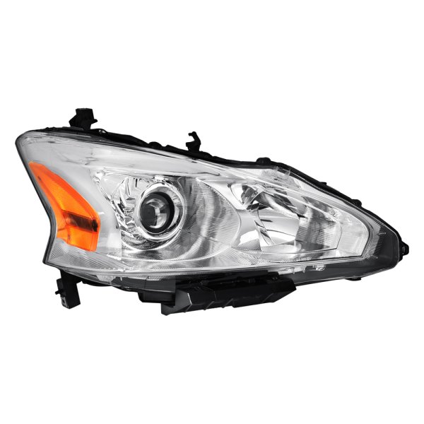 Lumen® - Passenger Side Chrome Projector Headlight, Nissan Altima