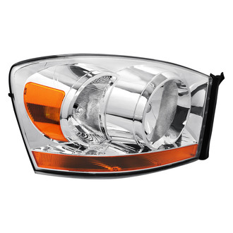 Lumen® 87-1003102 - Passenger Side Chrome Factory Style Headlight