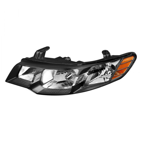 Lumen® - Driver Side Chrome Factory Style Headlight, Kia Forte