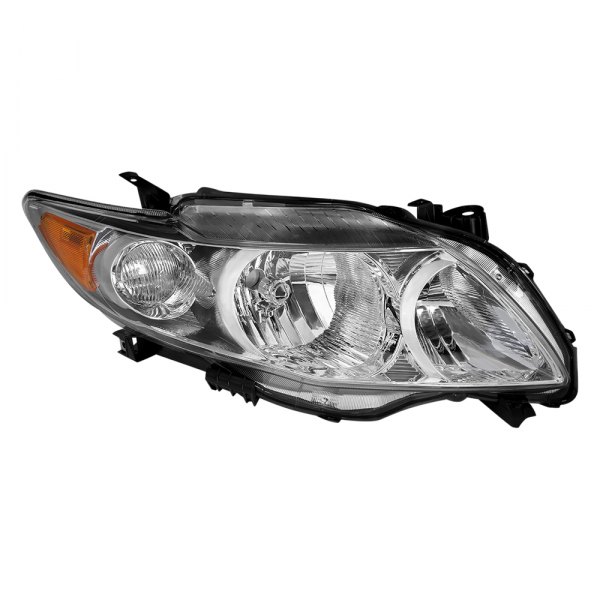 Lumen® - Passenger Side Chrome Factory Style Headlight, Toyota Corolla