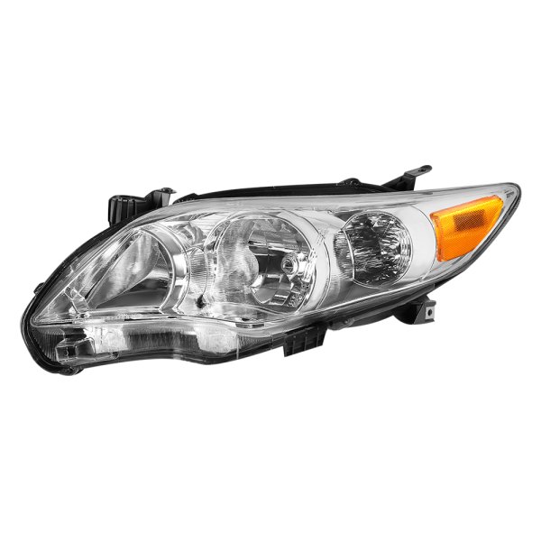 Lumen® - Driver Side Chrome Factory Style Headlight, Toyota Corolla
