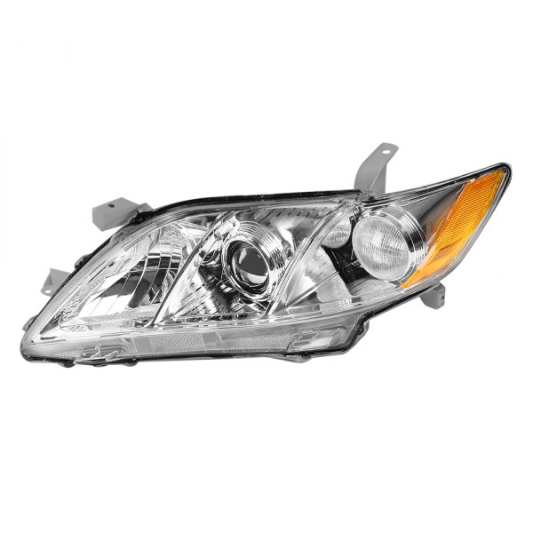Lumen® - Driver Side Chrome Factory Style Projector Headlight, Toyota Camry