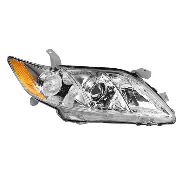 Lumen® - Passenger Side Chrome Factory Style Projector Headlight, Toyota Camry